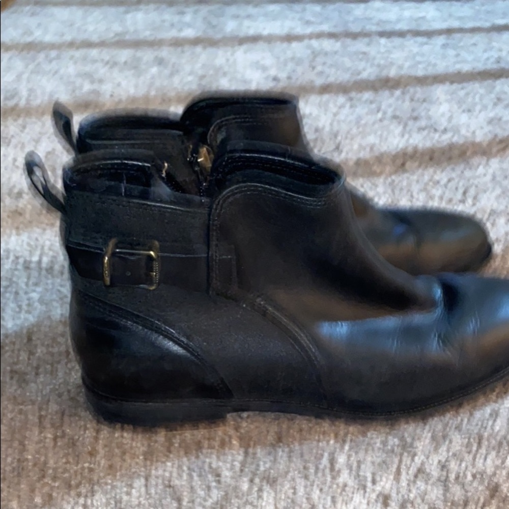 SOLD UGG black ankle booties